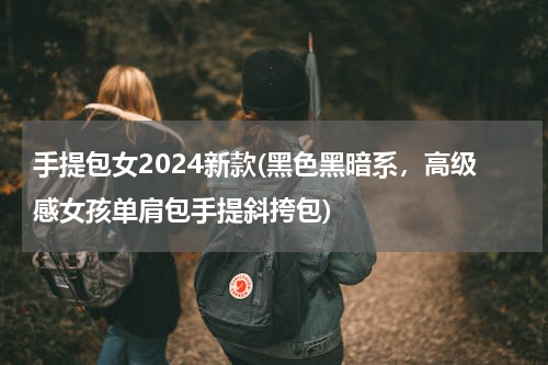 手提包女2024新款(黑色黑暗系，高级感女孩单肩包手提斜挎包)