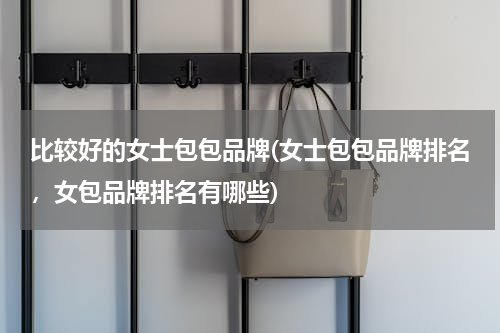 比较好的女士包包品牌(女士包包品牌排名，女包品牌排名有哪些)