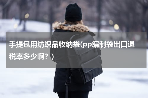 手提包用纺织品收纳袋(pp编制袋出口退税率多少啊？)