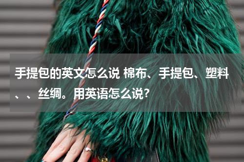 手提包的英文怎么说 棉布、手提包、塑料、、丝绸。用英语怎么说？