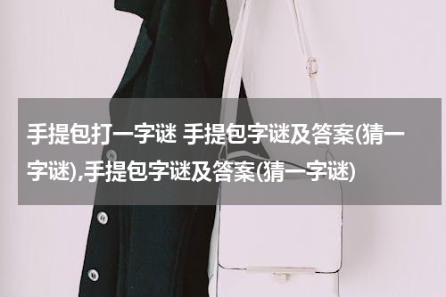 手提包打一字谜 手提包字谜及答案(猜一字谜),手提包字谜及答案(猜一字谜)
