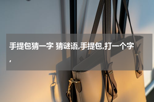 手提包猜一字 猜谜语,手提包,打一个字,