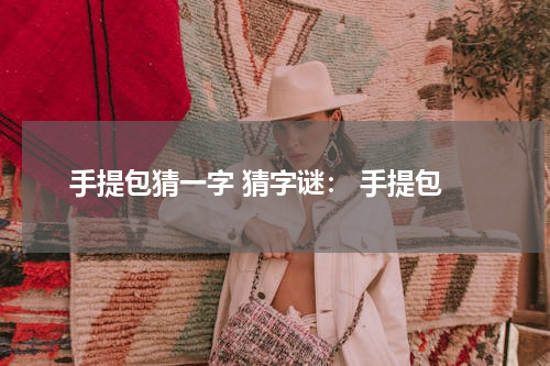 手提包猜一字 猜字谜： 手提包