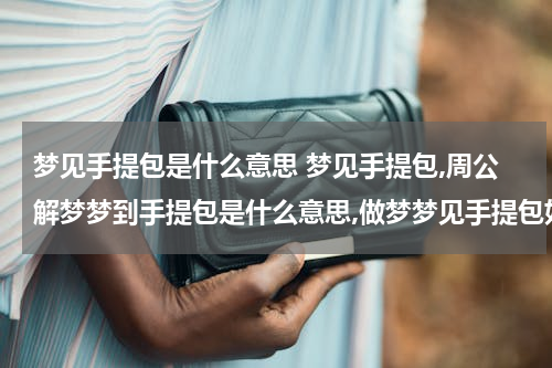 梦见手提包是什么意思 梦见手提包,周公解梦梦到手提包是什么意思,做梦梦见手提包好不好