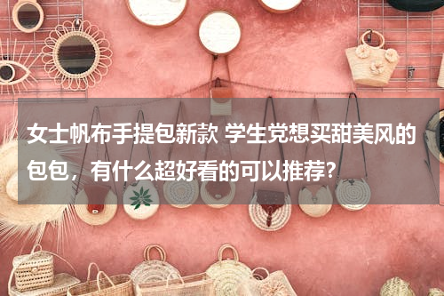 女士帆布手提包新款 学生党想买甜美风的包包，有什么超好看的可以推荐？