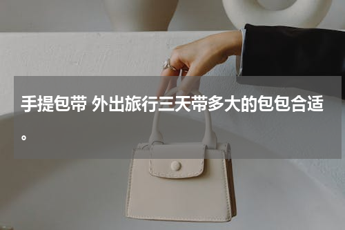 手提包带 外出旅行三天带多大的包包合适。