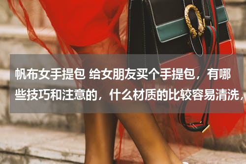 帆布女手提包 给女朋友买个手提包，有哪些技巧和注意的，什么材质的比较容易清洗，不容易脏之类的，谢谢