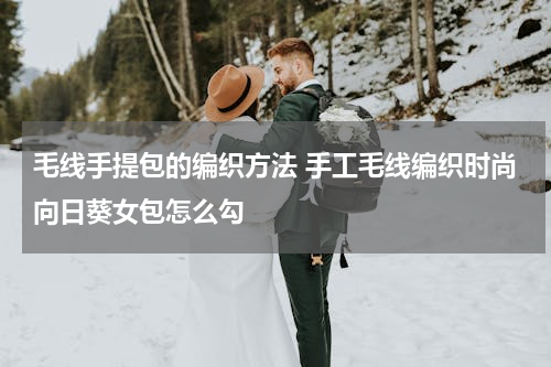 毛线手提包的编织方法 手工毛线编织时尚向日葵女包怎么勾