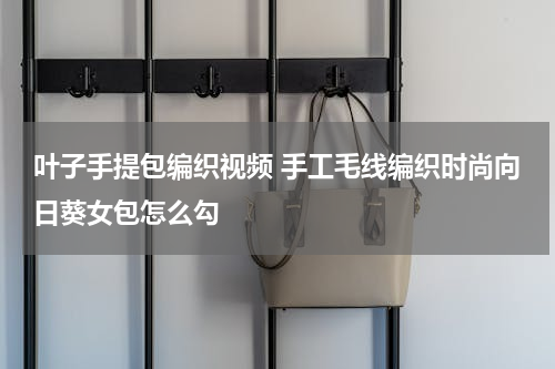 叶子手提包编织视频 手工毛线编织时尚向日葵女包怎么勾