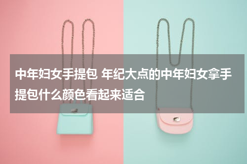 中年妇女手提包 年纪大点的中年妇女拿手提包什么颜色看起来适合